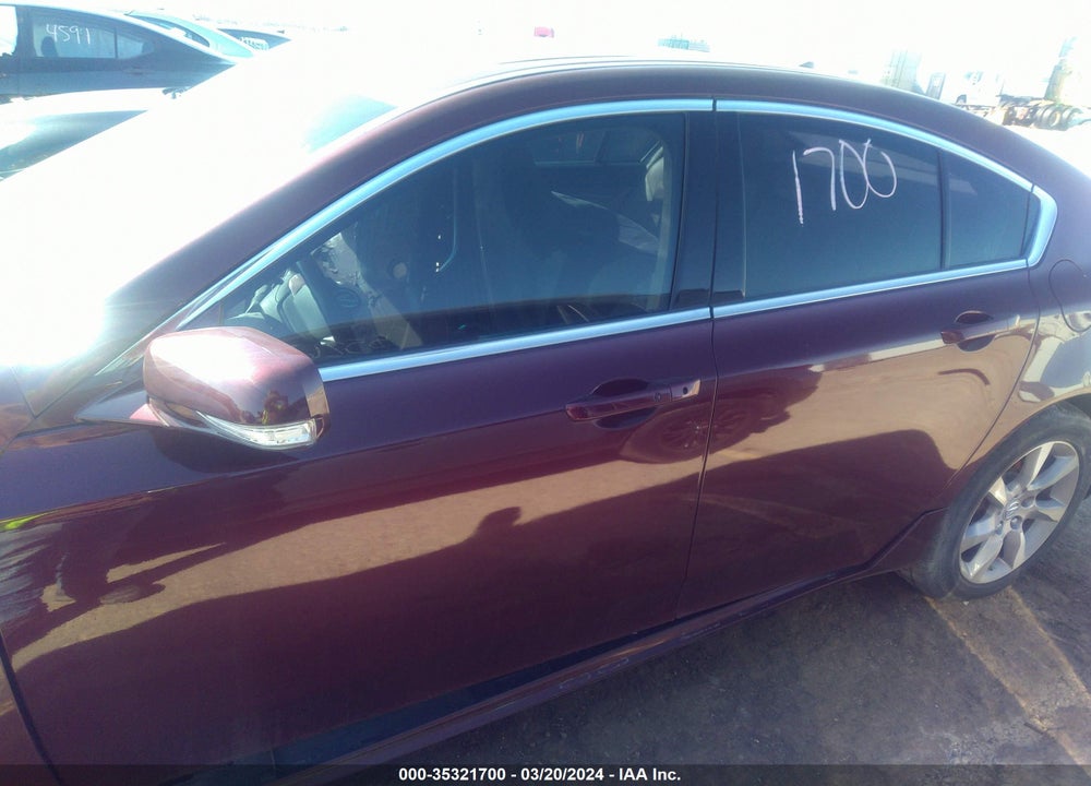 2013 ACURA TL TECH VIN: 19UUA8F55DA007091