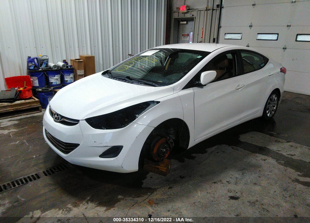 2012 HYUNDAI ELANTRA GLS VIN: 5NPDH4AE7CH148505