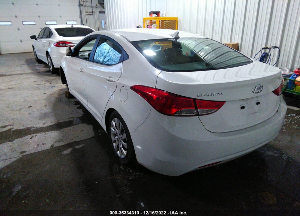 2012 HYUNDAI ELANTRA GLS VIN: 5NPDH4AE7CH148505