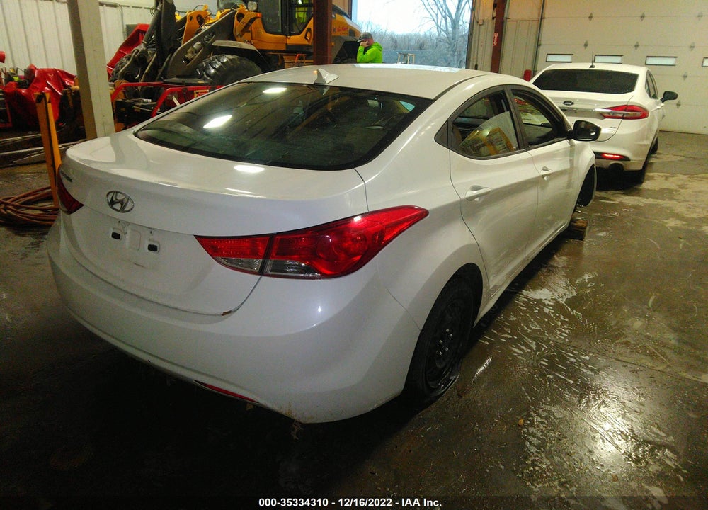2012 HYUNDAI ELANTRA GLS VIN: 5NPDH4AE7CH148505