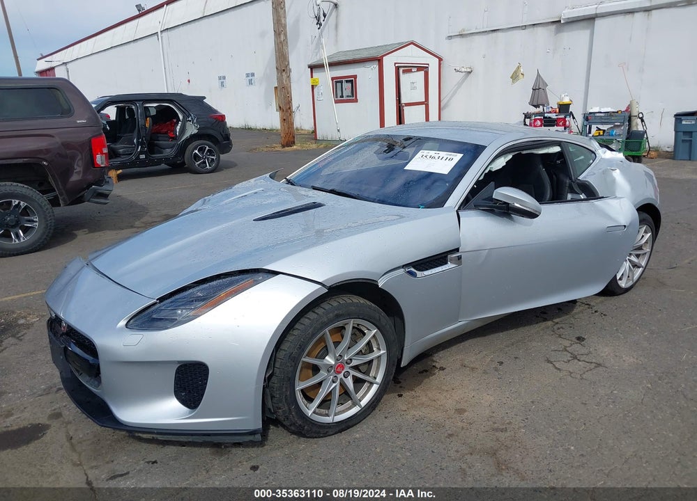 2018 JAGUAR F-TYPE 296HP VIN: SAJDD1GX0JCK53643