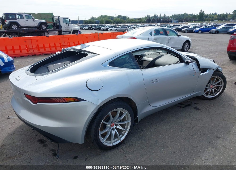 2018 JAGUAR F-TYPE 296HP VIN: SAJDD1GX0JCK53643