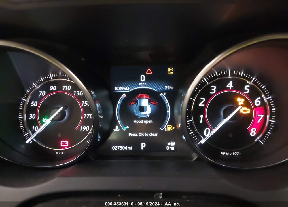 2018 JAGUAR F-TYPE 296HP VIN: SAJDD1GX0JCK53643
