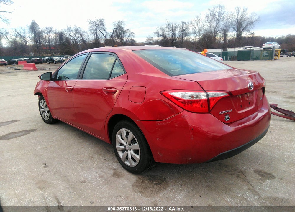 2015 TOYOTA COROLLA LE VIN: 2T1BURHE9FC443196