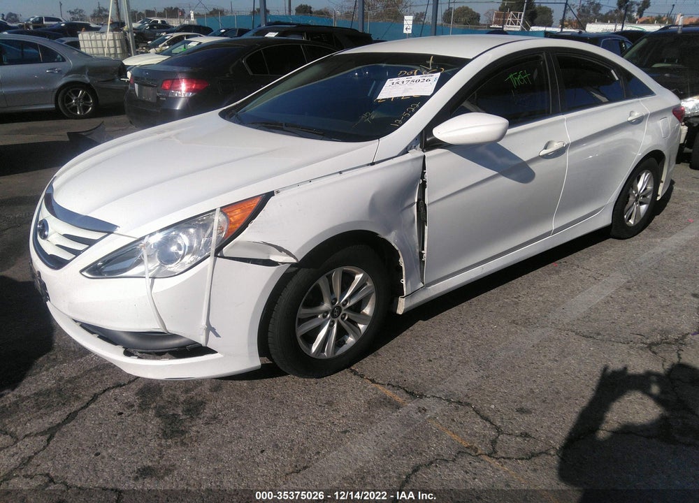 2014 HYUNDAI SONATA GLS VIN: 5NPEB4AC5EH924170