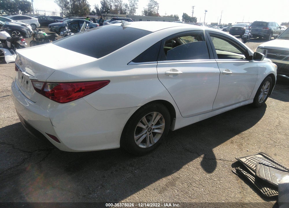 2014 HYUNDAI SONATA GLS VIN: 5NPEB4AC5EH924170