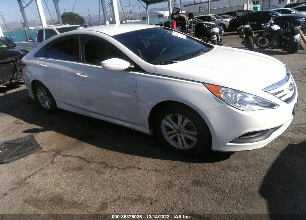 2014 HYUNDAI SONATA GLS VIN: 5NPEB4AC5EH924170