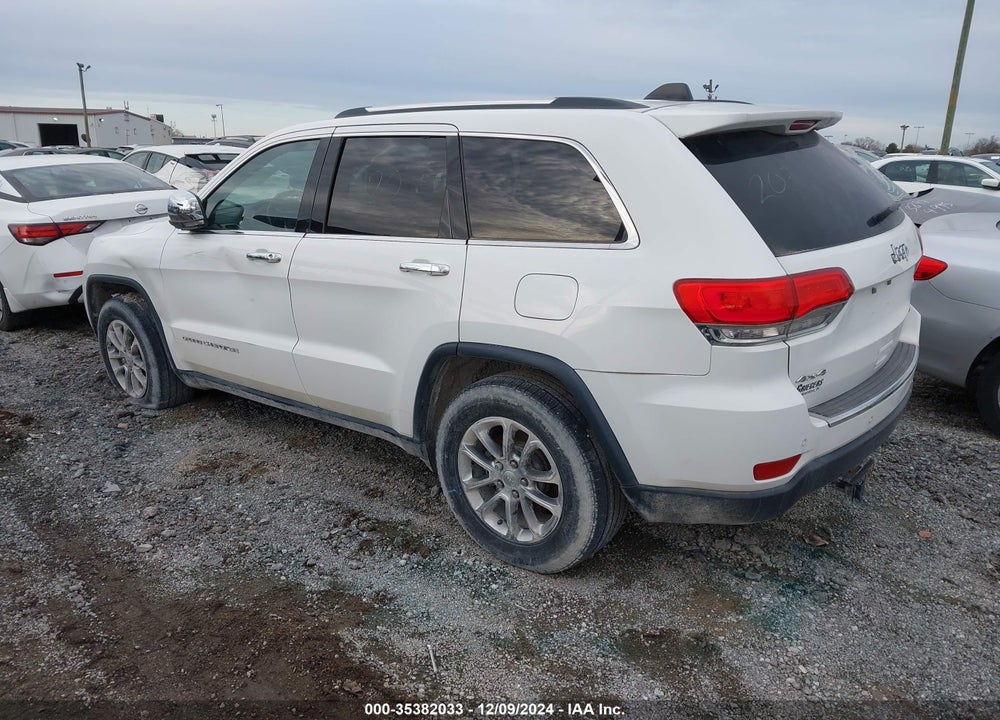 2015 JEEP GRAND CHEROKEE LIMITED VIN: 1C4RJFBG6FC149960