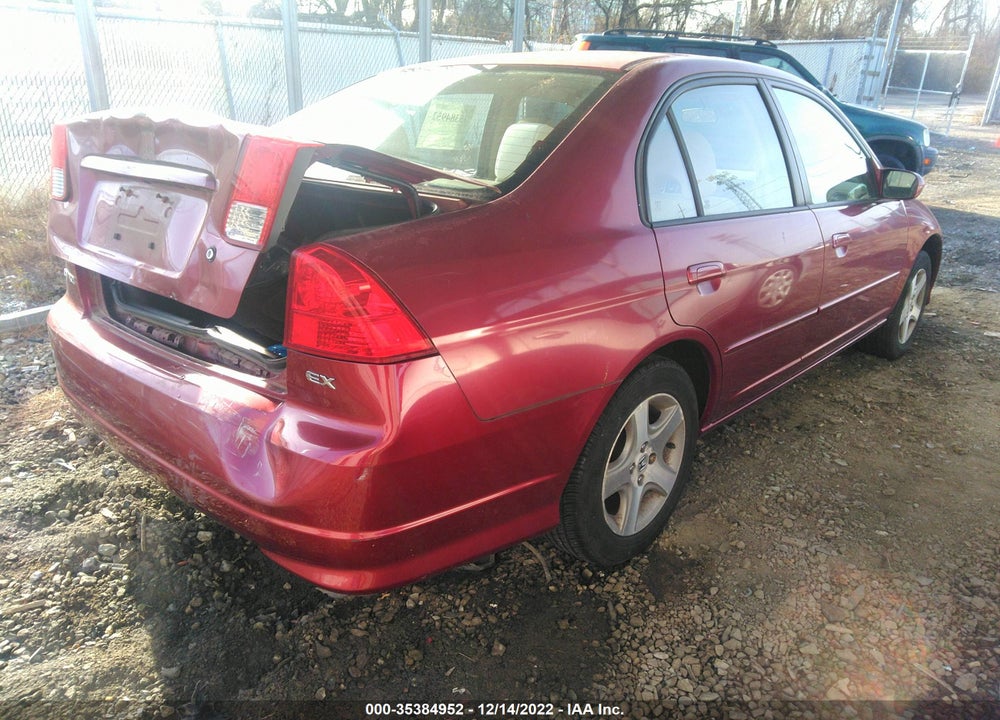 2005 HONDA CIVIC EX VIN: 2HGES26755H570581