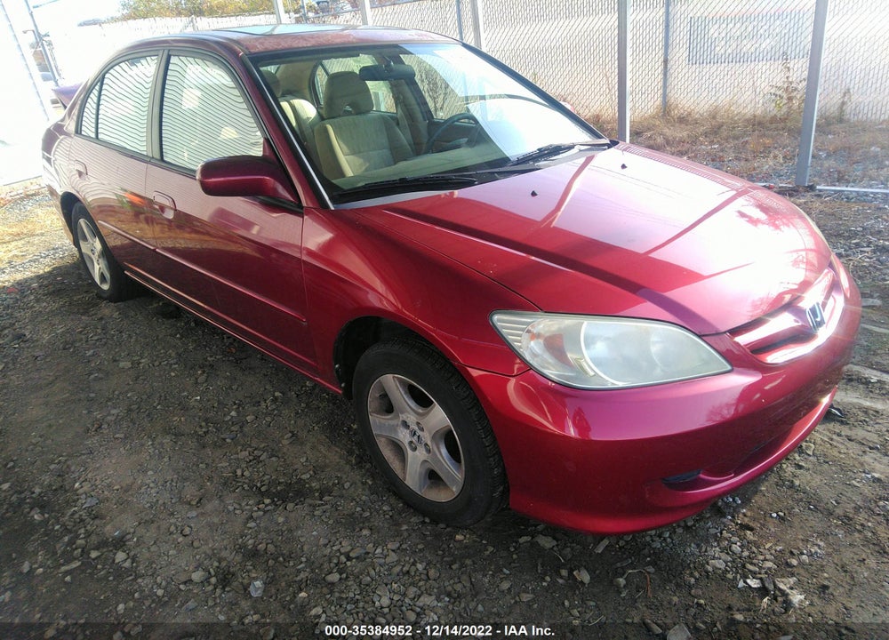 2005 HONDA CIVIC EX VIN: 2HGES26755H570581