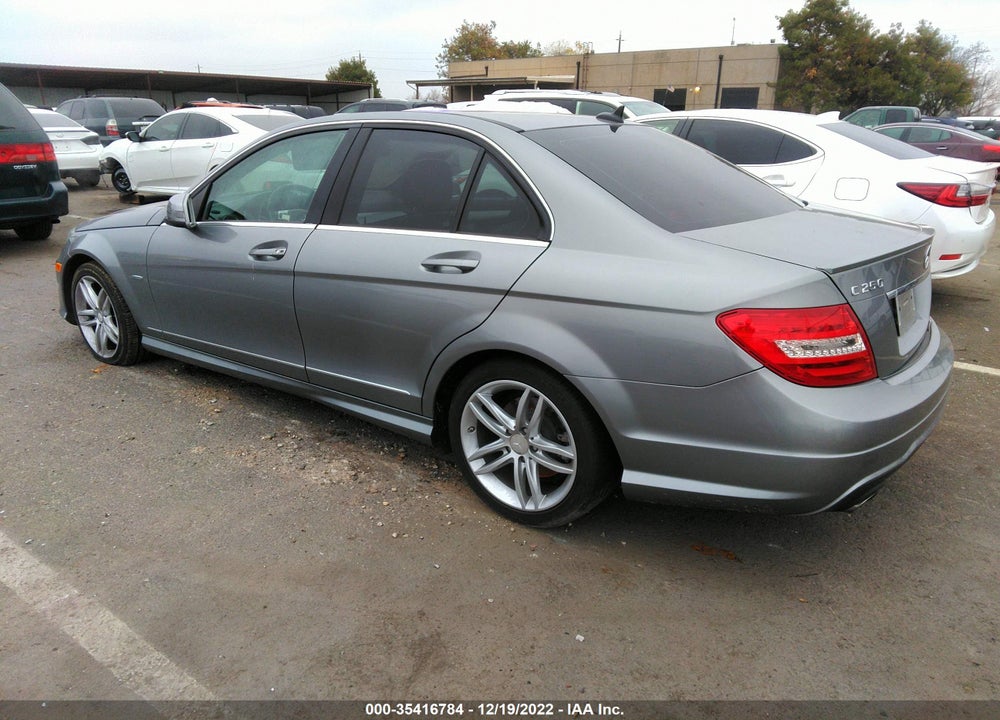 2012 MERCEDES-BENZ C 250 SPORT/LUXURY VIN: WDDGF4HB6CA607373