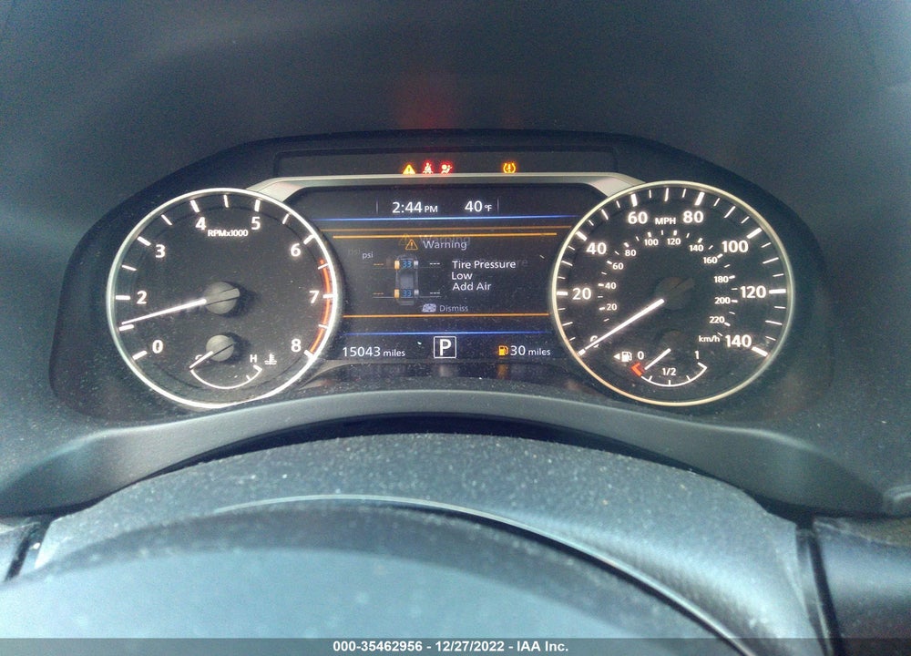 2022 NISSAN ALTIMA SV INTELLIGENT AWD VIN: 1N4BL4DW7NN302925