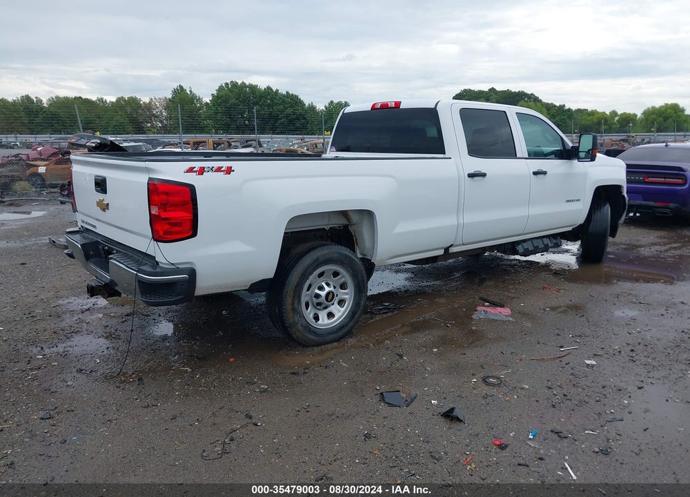 2018 CHEVROLET SILVERADO 3500HD WT VIN: 1GC4KYCY9JF220988