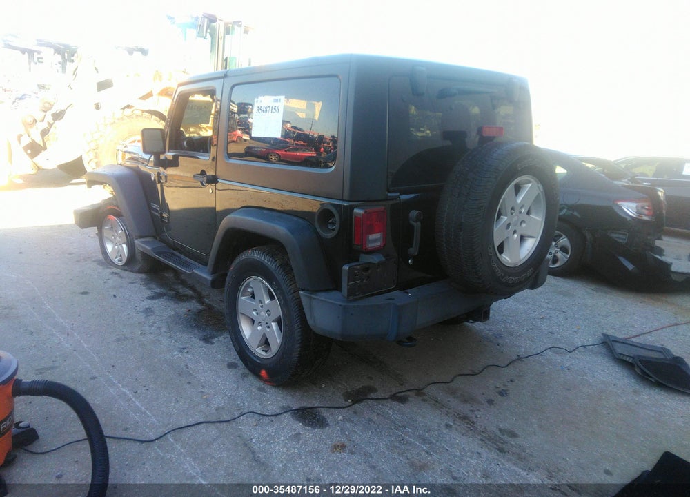 2012 JEEP WRANGLER SPORT VIN: 1C4AJWAG6CL251155