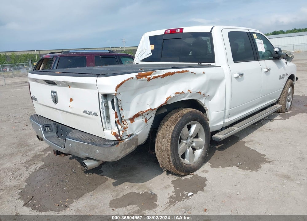 2018 RAM 1500 BIG HORN 4X4 5'7 BOX VIN: 3C6RR7LT0JG265002