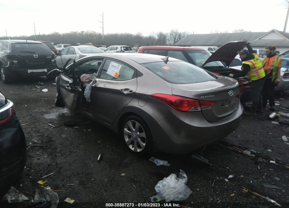 2012 HYUNDAI ELANTRA LIMITED VIN: 5NPDH4AE4CH144993