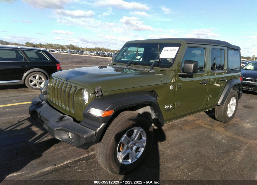 2021 JEEP WRANGLER UNLIMITED SPORT S 4X4 VIN: 1C4HJXDN5MW592643