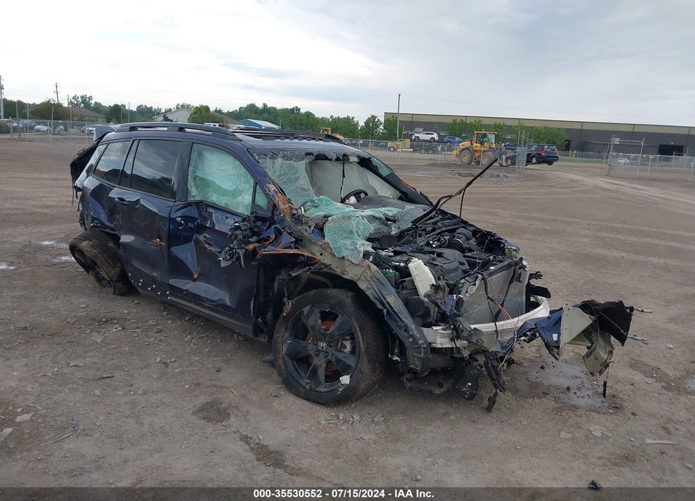 2021 HONDA PASSPORT AWD ELITE VIN: 5FNYF8H02MB039684