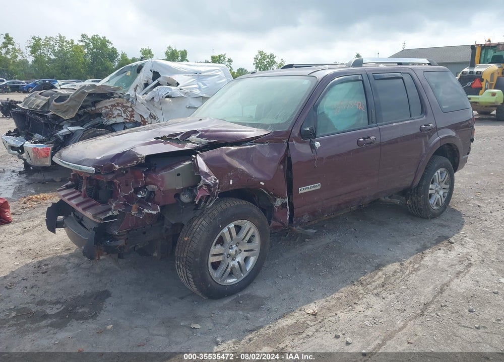 2008 FORD EXPLORER LIMITED VIN: 1FMEU75E98UA00828