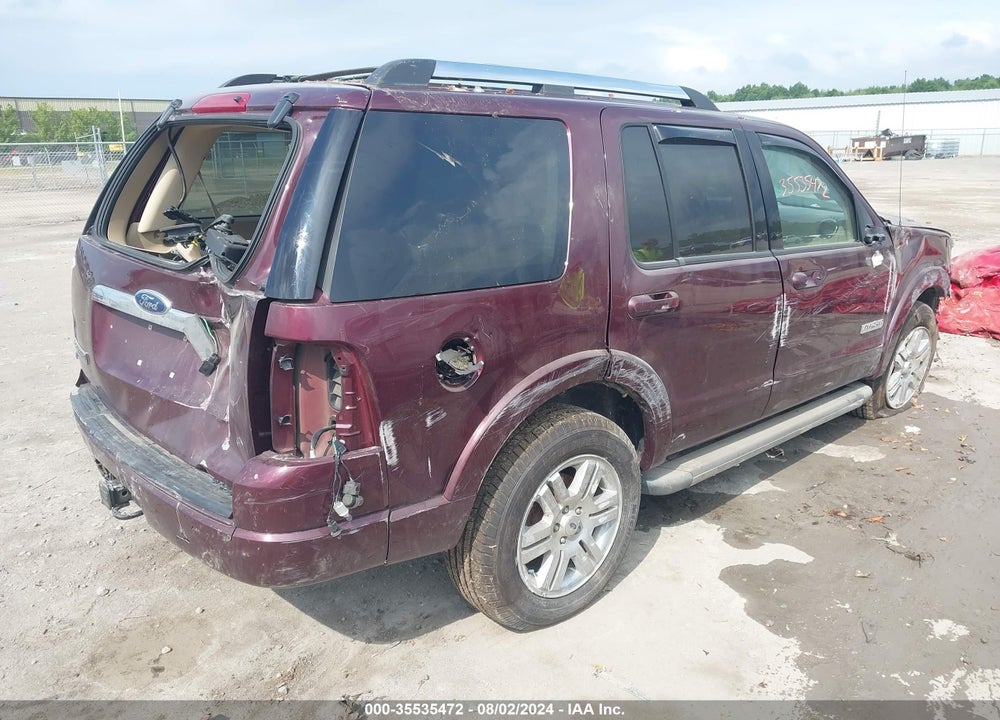 2008 FORD EXPLORER LIMITED VIN: 1FMEU75E98UA00828
