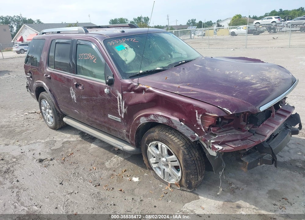 2008 FORD EXPLORER LIMITED VIN: 1FMEU75E98UA00828