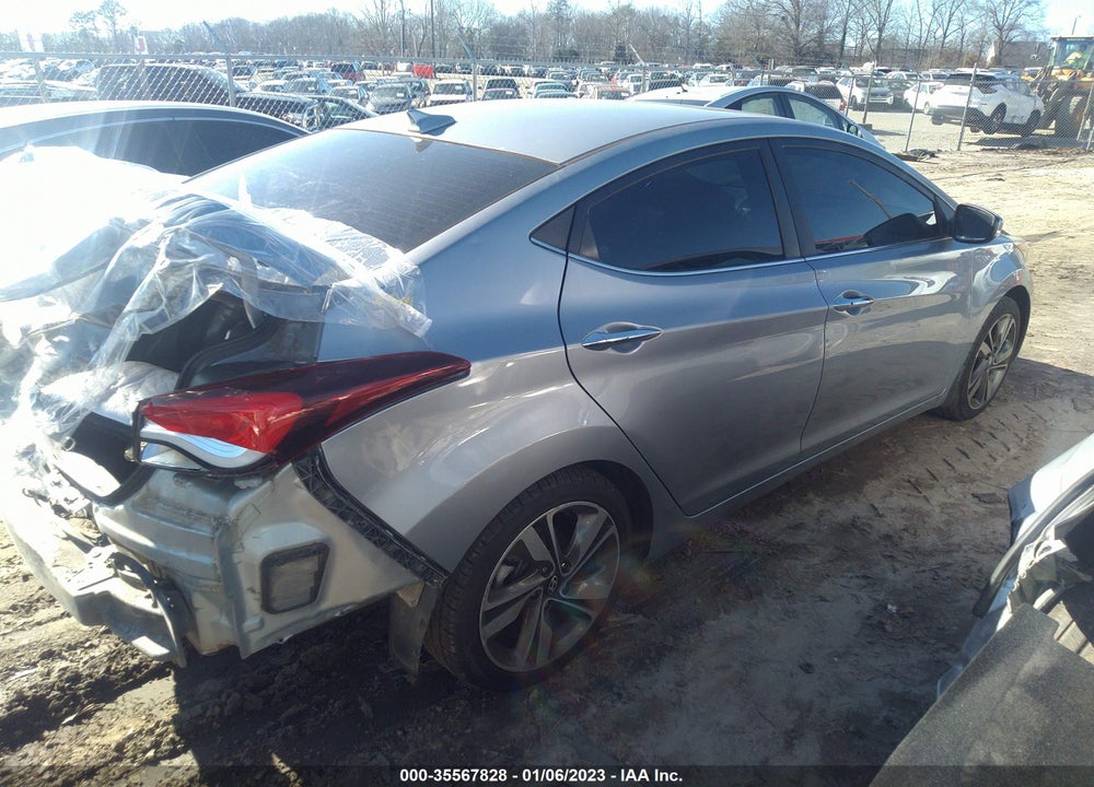 2015 HYUNDAI ELANTRA LIMITED VIN: 5NPDH4AE6FH554568