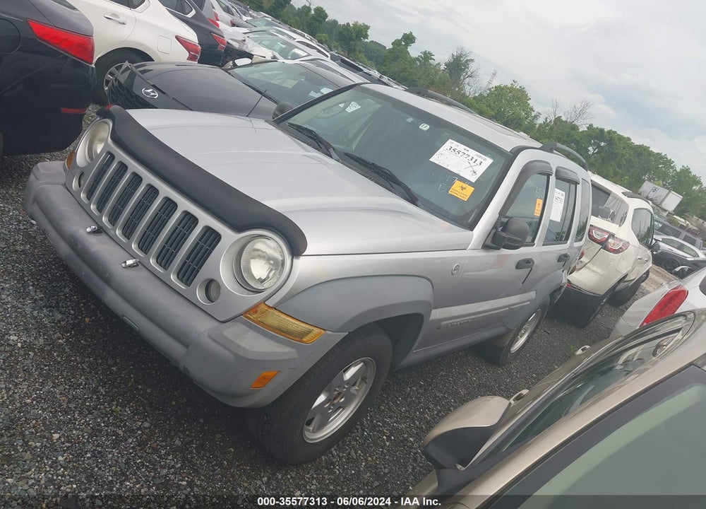 2005 JEEP LIBERTY SPORT VIN: 1J4GL48K55W664778