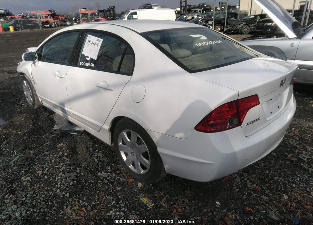 2008 HONDA CIVIC LX VIN: 1HGFA165X8L057009