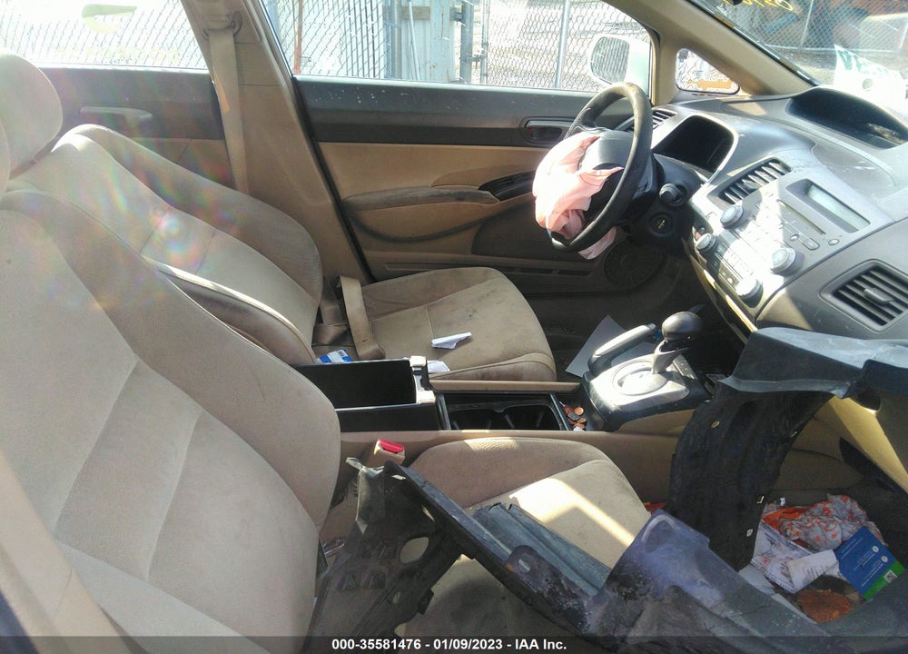 2008 HONDA CIVIC LX VIN: 1HGFA165X8L057009