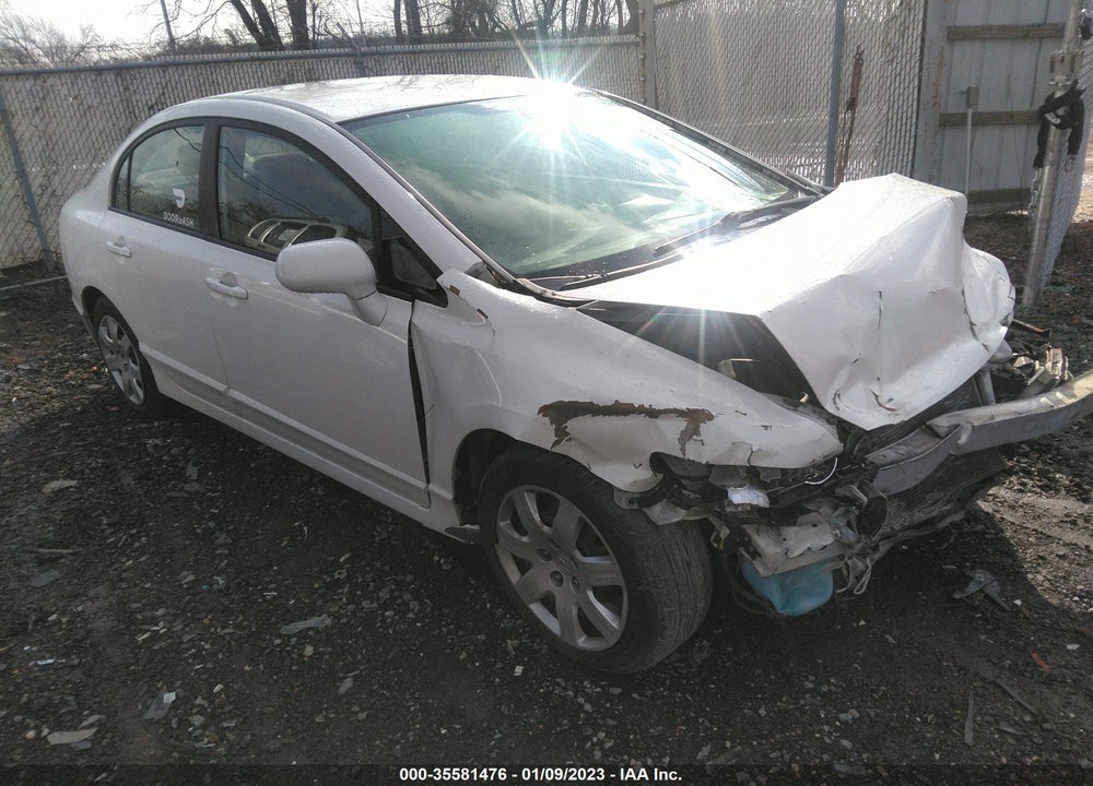 2008 HONDA CIVIC LX VIN: 1HGFA165X8L057009