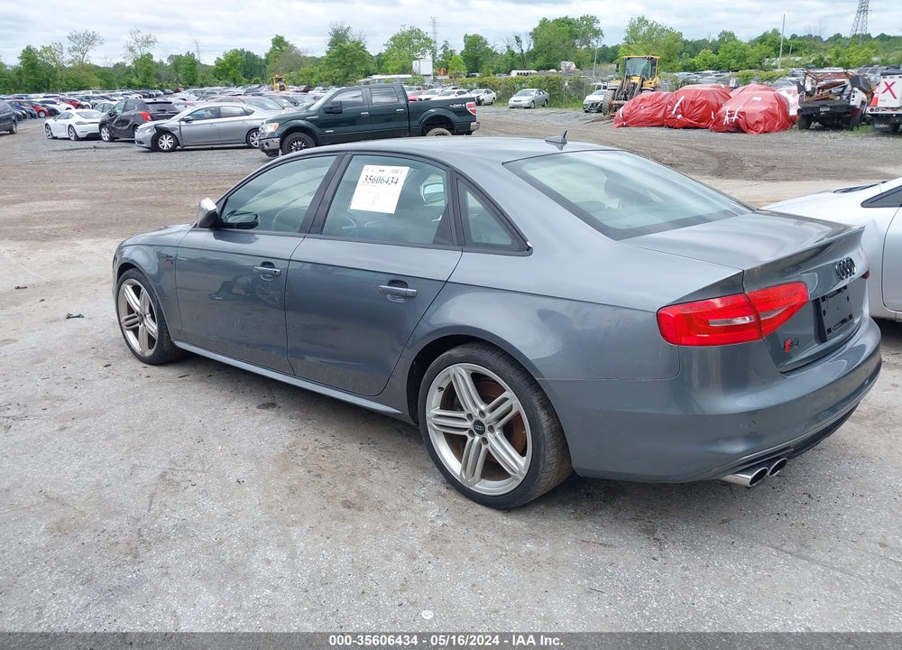 2014 AUDI S4 3.0T PREMIUM PLUS VIN: WAUBGAFL8EA031832