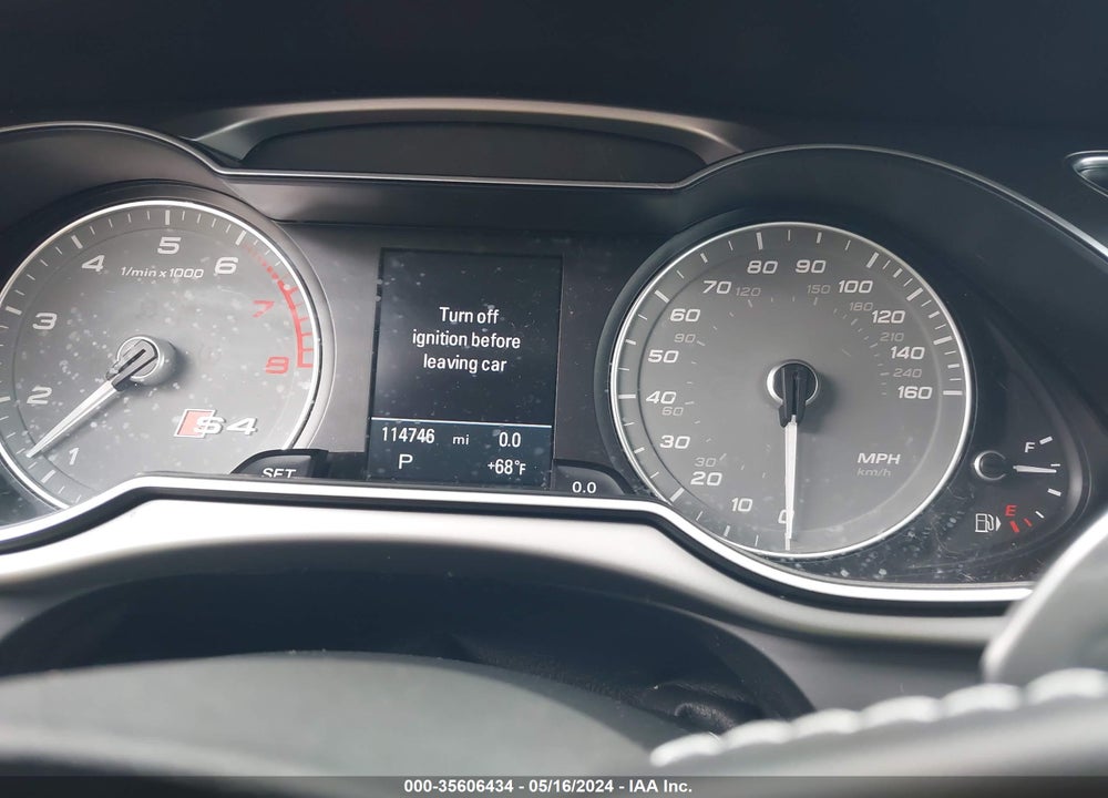 2014 AUDI S4 3.0T PREMIUM PLUS VIN: WAUBGAFL8EA031832