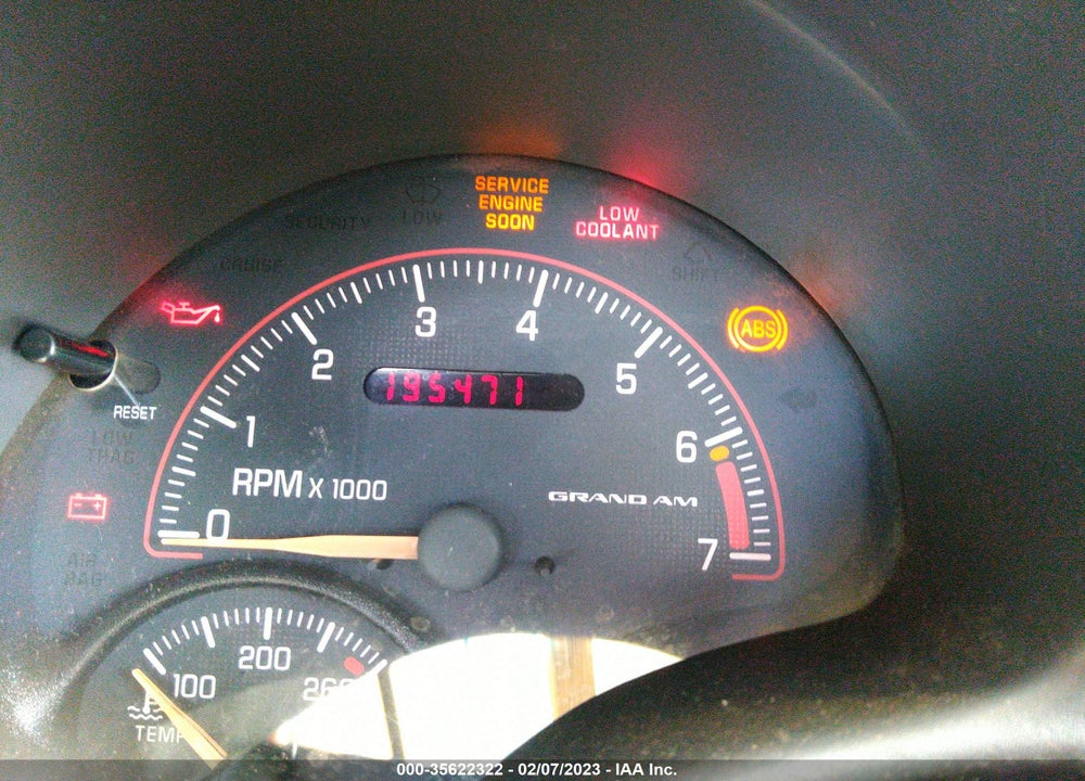 2002 PONTIAC GRAND AM GT1 VIN: 1G2NV52E22M542438