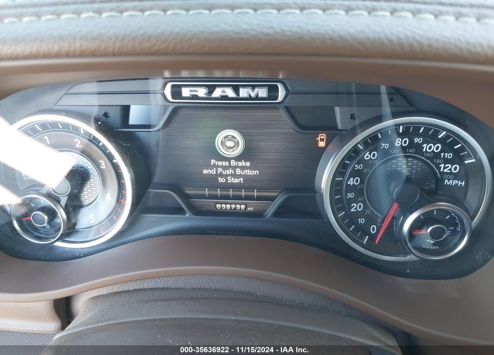 2020 RAM 3500 LAIE  4X4 8' BOX VIN: 3C63RRJLXLG295423