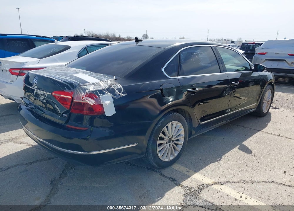 2016 VOLKSWAGEN PASSAT 1.8T SE VIN: 1VWBT7A33GC032383