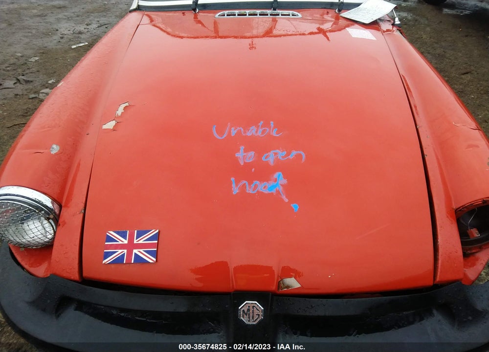 1976 MG B VIN: 0000GHN5UG404245G