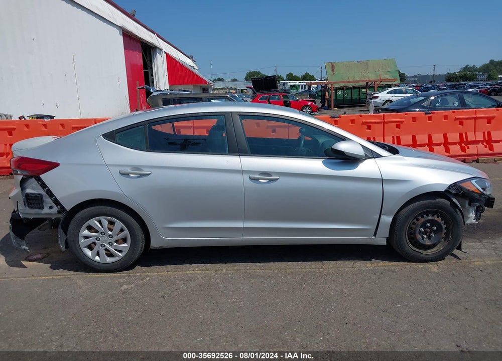 2018 HYUNDAI ELANTRA SE VIN: 5NPD74LF1JH279287