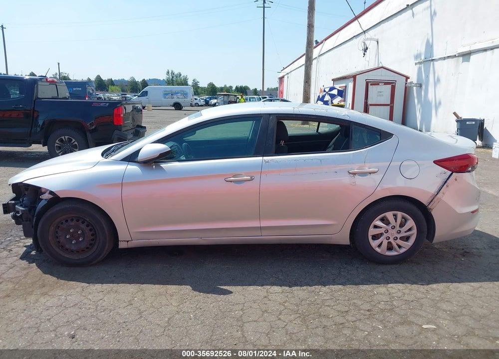 2018 HYUNDAI ELANTRA SE VIN: 5NPD74LF1JH279287