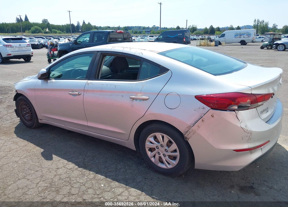 2018 HYUNDAI ELANTRA SE VIN: 5NPD74LF1JH279287