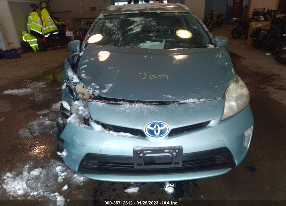 2012 TOYOTA PRIUS TWO VIN: JTDKN3DU6C1547636