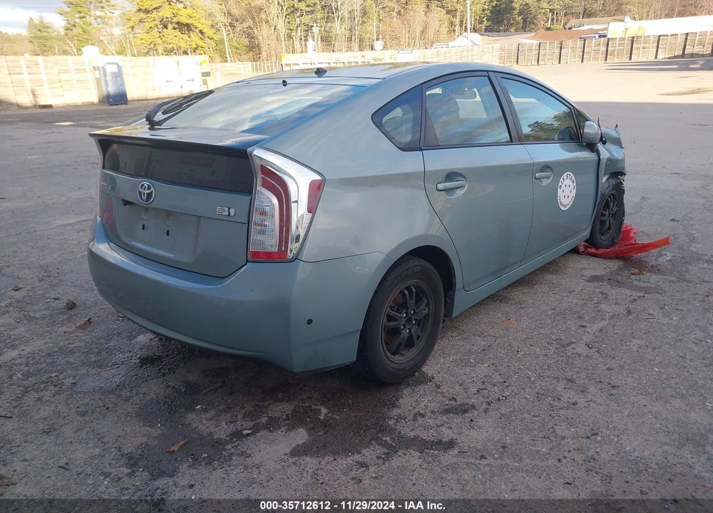 2012 TOYOTA PRIUS TWO VIN: JTDKN3DU6C1547636