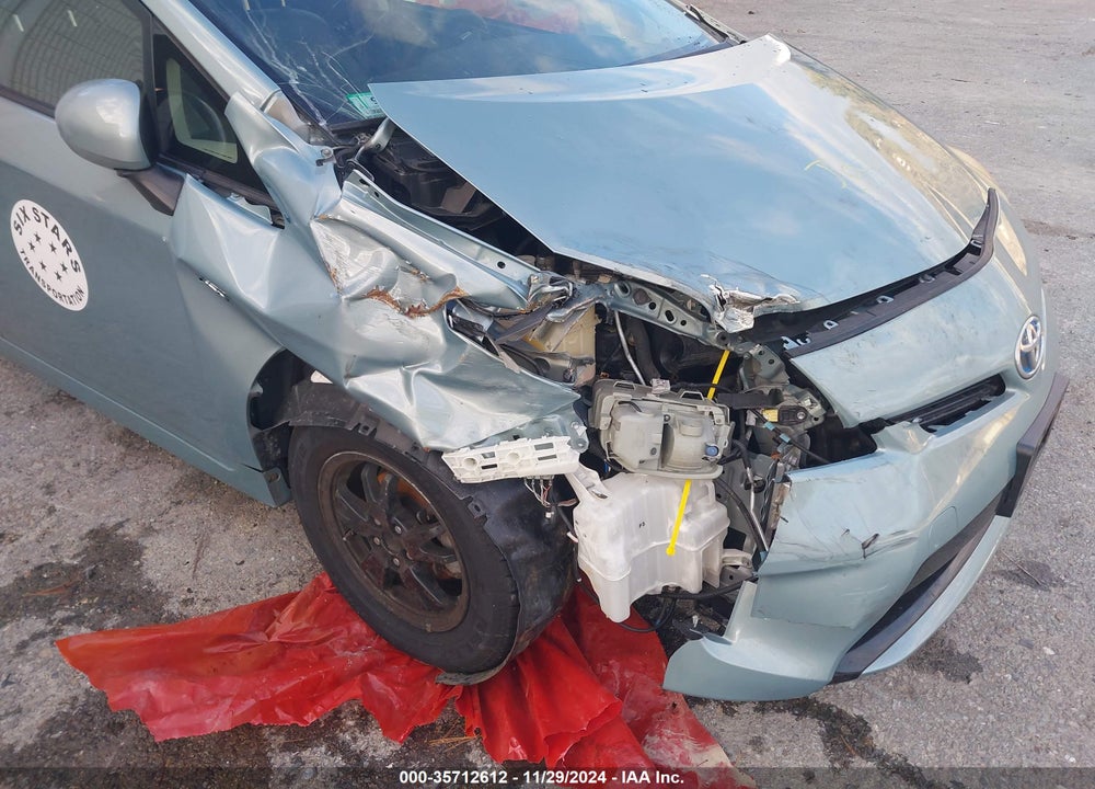 2012 TOYOTA PRIUS TWO VIN: JTDKN3DU6C1547636