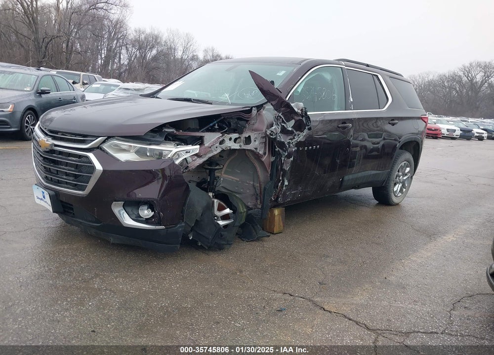 2020 CHEVROLET TRAVERSE FWD LT CLOTH VIN: 1GNERGKW6LJ136189
