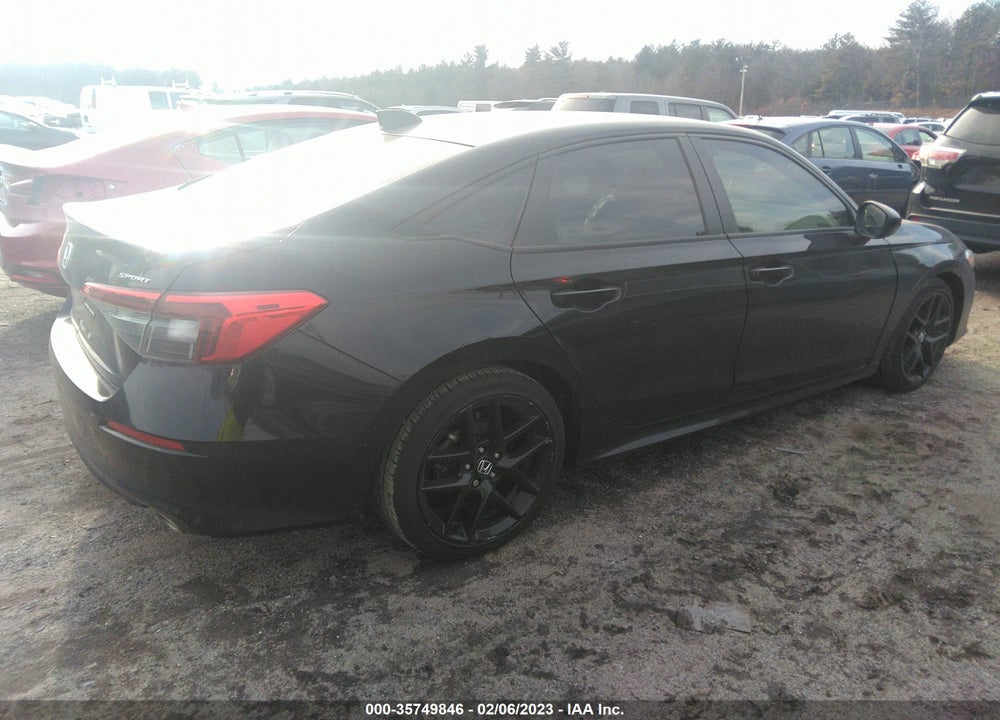 2022 HONDA CIVIC SPORT VIN: 2HGFE2F5XNH549686