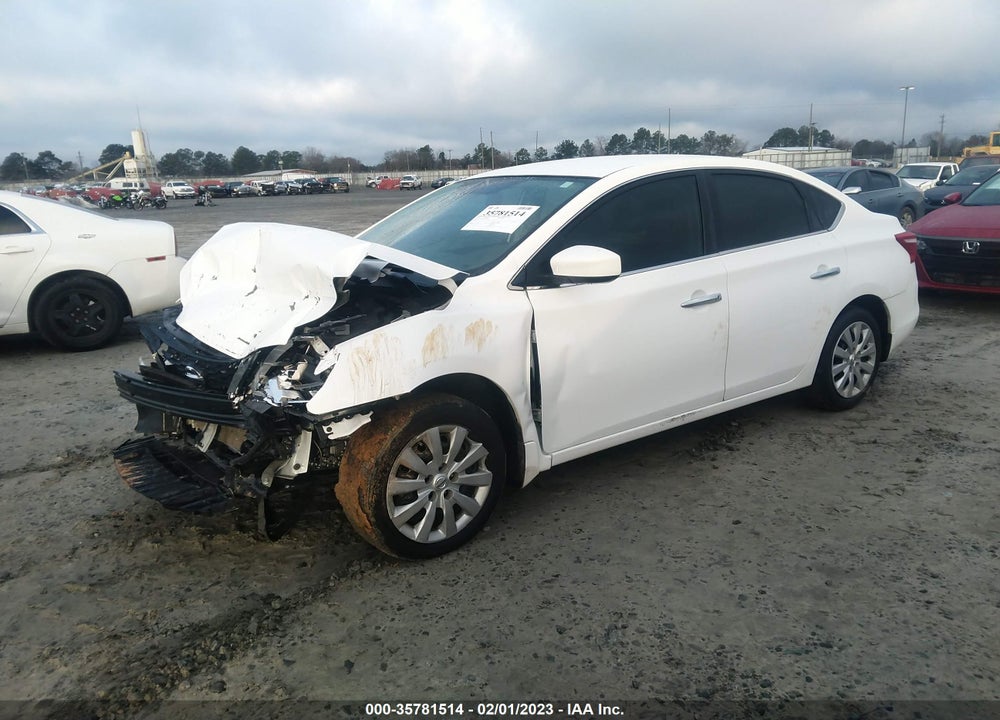 2019 NISSAN SENTRA S VIN: 3N1AB7AP8KY313408