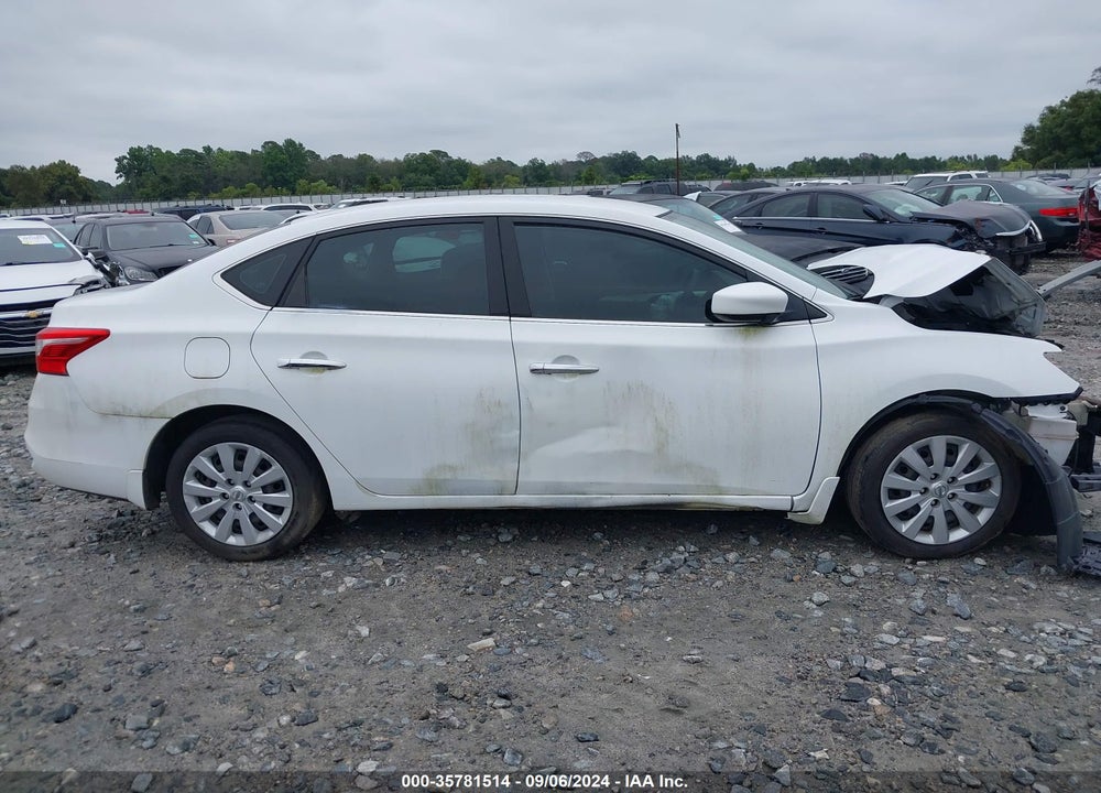 2019 NISSAN SENTRA S VIN: 3N1AB7AP8KY313408