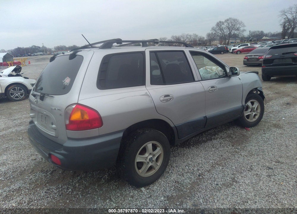 2004 HYUNDAI SANTA FE GLS VIN: KM8SC13D84U733895