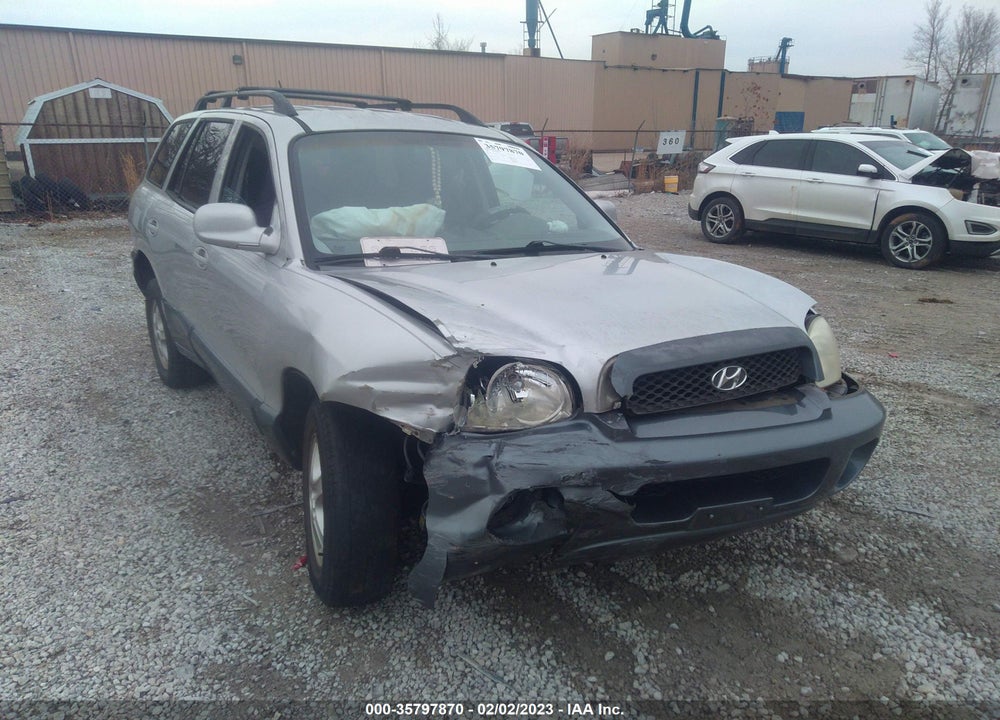 2004 HYUNDAI SANTA FE GLS VIN: KM8SC13D84U733895