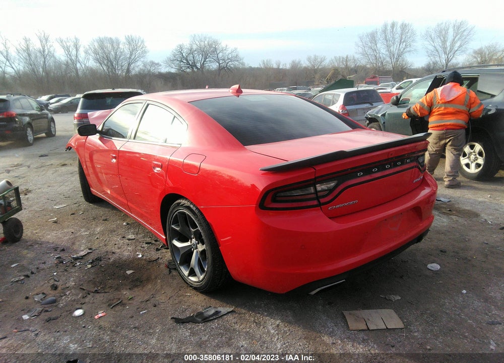 2017 DODGE CHARGER SXT RWD VIN: 2C3CDXHG7HH592911