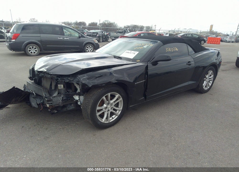 2014 CHEVROLET CAMARO 1LT VIN: 2G1FB3D36E9169553